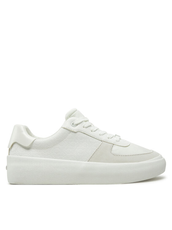 Calvin Klein Calvin Klein Laisvalaikio batai Vulc Lace Up - Mono HW0HW02293 Balta