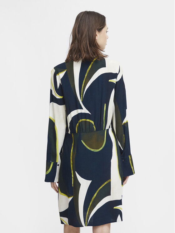 Fransa Fransa Rochie tip cămașă 20613287 Bleumarin Regular Fit