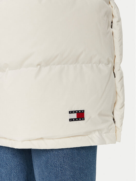 Tommy Jeans Tommy Jeans Vatovaná bunda Alaska DW0DW18860 Bílá Regular Fit