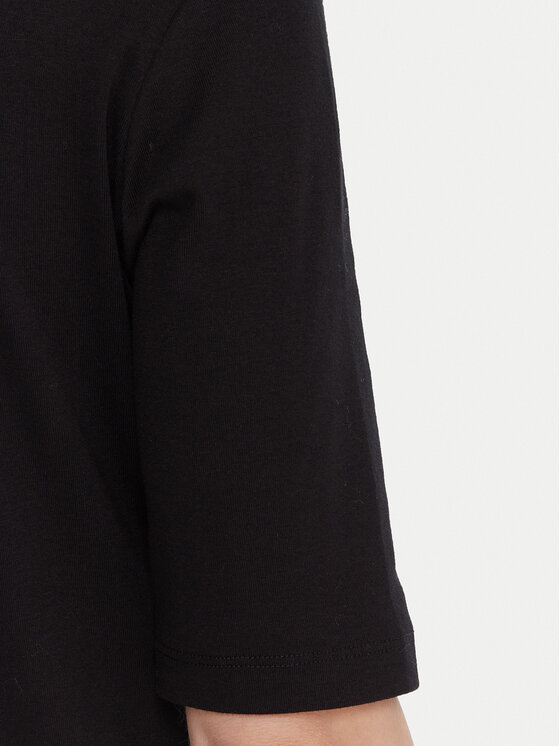 United Colors Of Benetton United Colors Of Benetton Bluză 3GA2D400U Negru Slim Fit