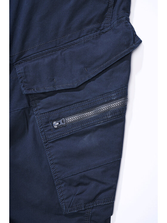 Brandit Brandit Spodnie outdoor 9470.8.L Granatowy Slim Fit