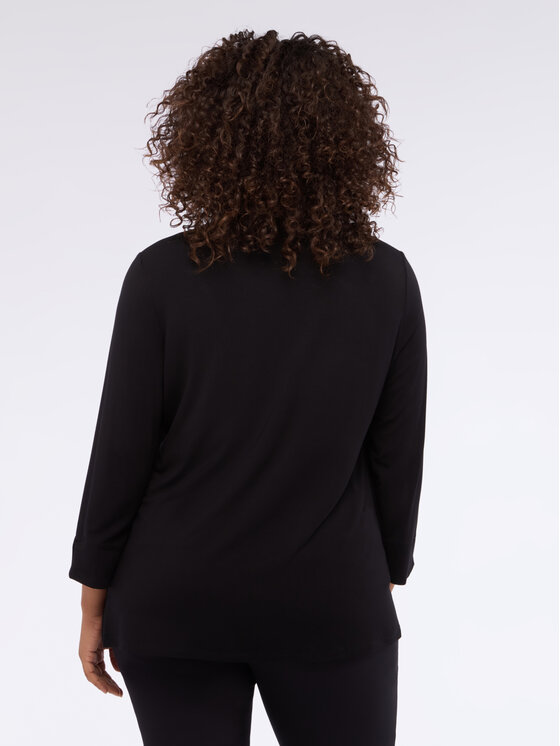 Fiorella Rubino Fiorella Rubino T-Shirt G098L008775N033 Czarny Regular Fit