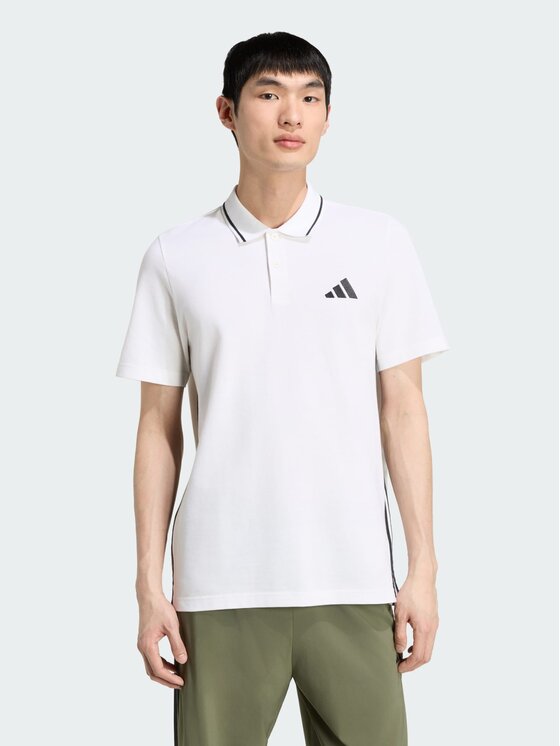 adidas adidas Polo 168390 Biały Regular Fit