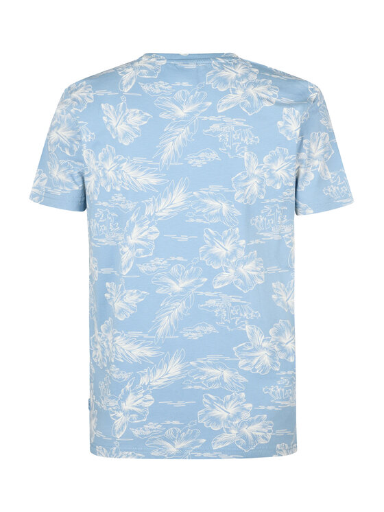 Petrol Industries Petrol Industries T-Shirt M-1050-TSR623 Himmelblau Regular Fit