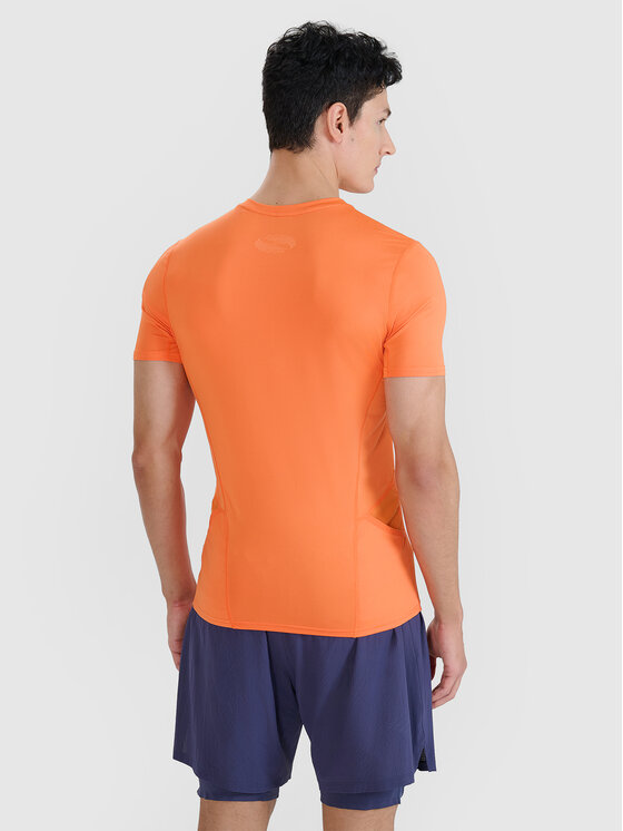 4F 4F Koszulka techniczna BLAST Pomarańczowy Slim Fit