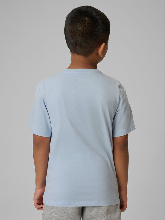 4F 4F T-Shirt BASIC+ Niebieski jasny Regular Fit