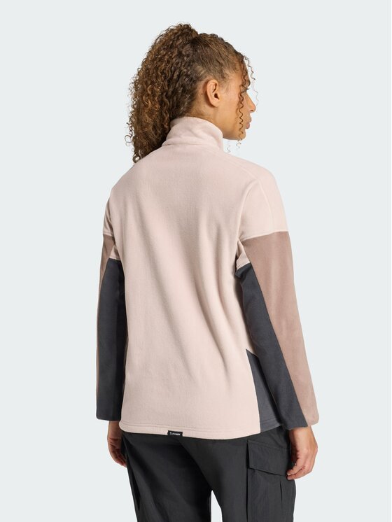 adidas adidas Bluza techniczna Terrex Multi Climawarm Fleece Brązowy Regular Fit