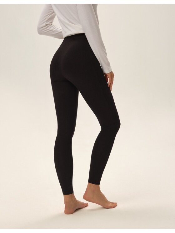 Esotiq Esotiq Legginsy 42215 Czarny Regular Fit