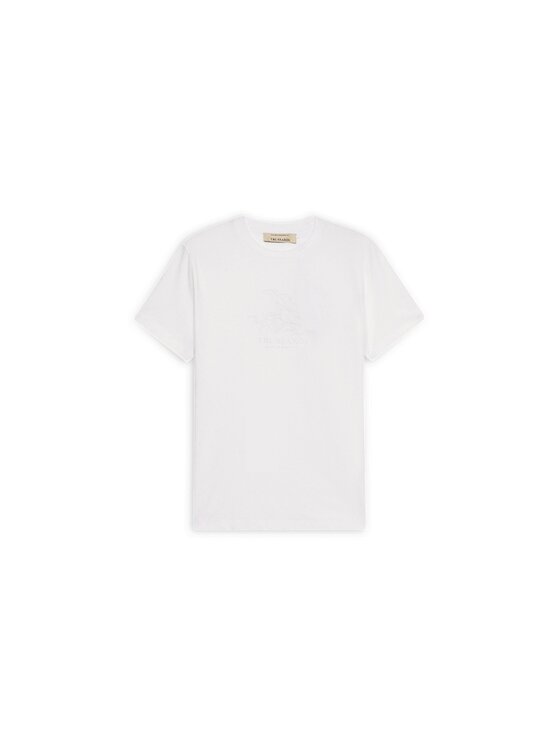 Trussardi Trussardi T-Shirt G0278300125N001 Biały Regular Fit