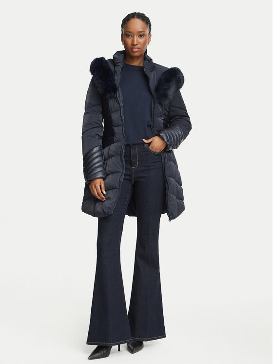 Guess Guess Giubbotto invernale W4BL61 WGLZ0 Blu scuro Slim Fit
