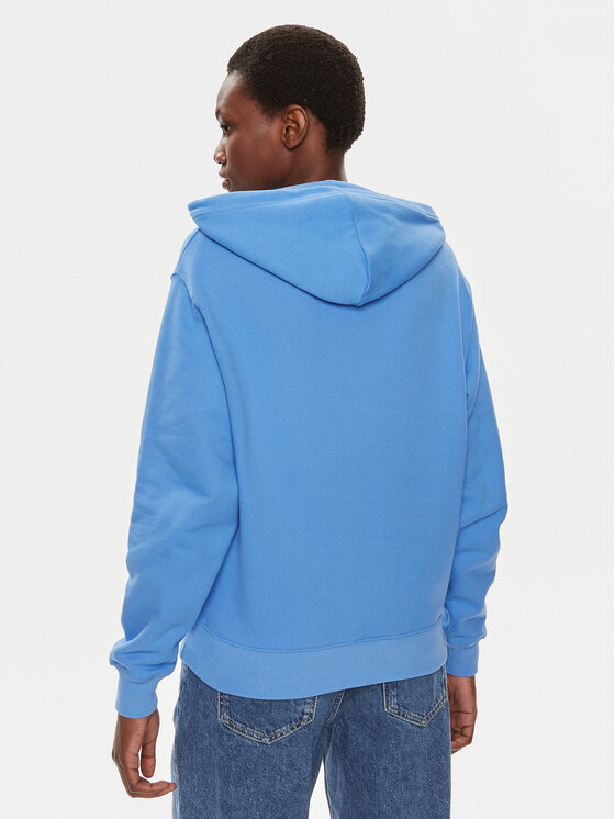 Tommy Hilfiger Felpa Flag WW0WW41245 Blu Relaxed Fit Modivo