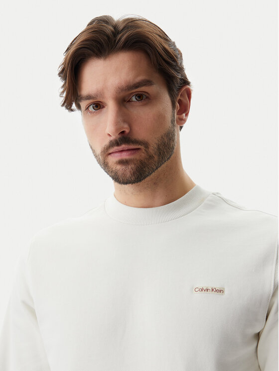 Calvin Klein Jeans Calvin Klein Jeans Majica dugih rukava J30J327530 Écru Regular Fit