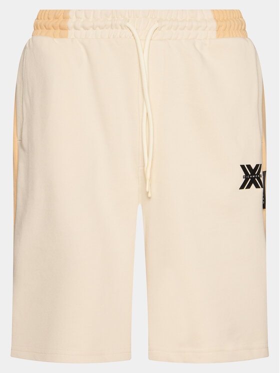 Richmond X Športové kraťasy Abram UMP24063BE Béžová Regular Fit