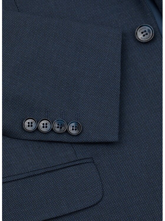 Pako Lorente Pako Lorente Marynarka P24SF-3G-026 Granatowy Super Slim Fit