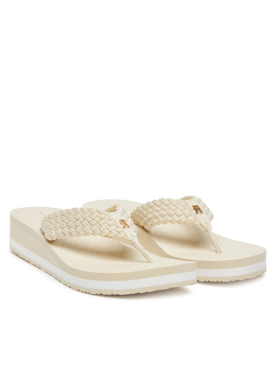 Tommy Hilfiger Tommy Hilfiger Flip flop FW0FW08737 Bej