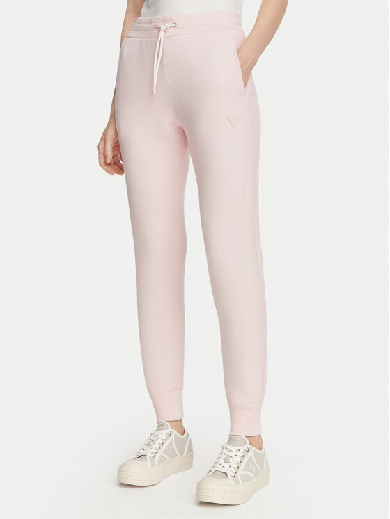 Guess Pantaloni trening V2YB18 K7UW2 Roz deschis Regular Fit