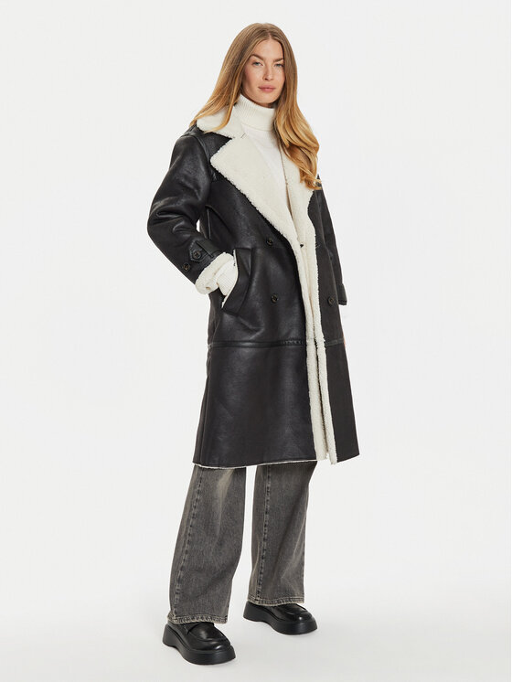 ViCOLO ViCOLO Verstos odos kailiniai TS0042 Juoda Regular Fit