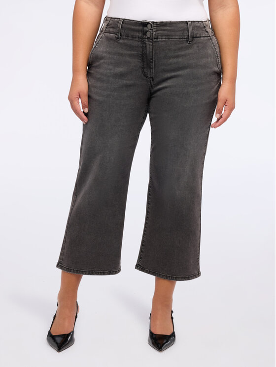 Fiorella Rubino Fiorella Rubino Jeans P405T104956N023 Grigio Cropp Fit