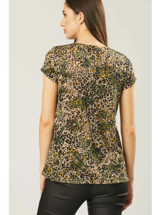 QUIOSQUE QUIOSQUE Blúzka GREENMORO BLOUSE Béžová Regular Fit