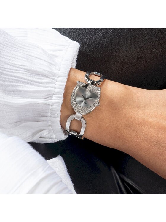 Guess Guess Zegarek GW0683L1 Srebrny