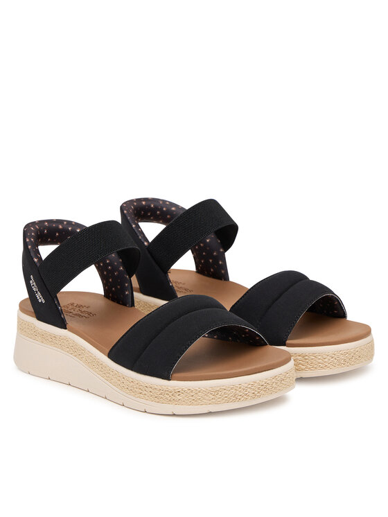 Skechers Skechers Sandały BOBS Sun Ray 114413/BLK Czarny