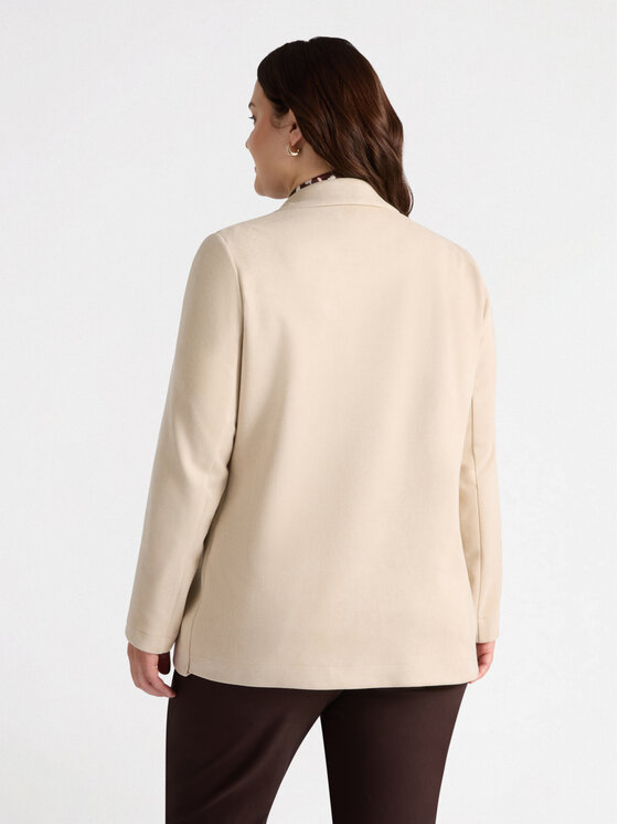 Fiorella Rubino Fiorella Rubino Giacca outdoor R165L000327N002 Écru Regular Fit