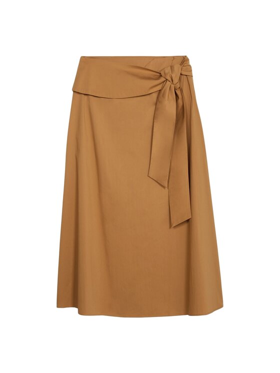 Oltre Oltre Spódnica maxi 1165R001524N002 Brązowy A-Line Fit