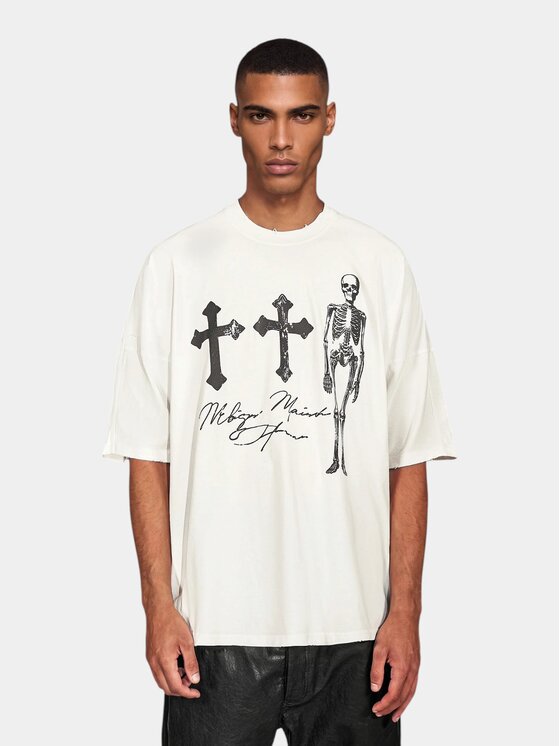 MADE BY SOCIETY MADE BY SOCIETY T-Shirt Inner - T17458 Biały Basic Fit