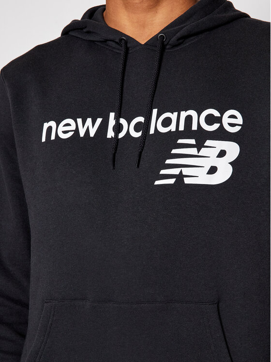 New Balance New Balance Bluza C C F Hoodie MT03910 Czarny Relaxed Fit