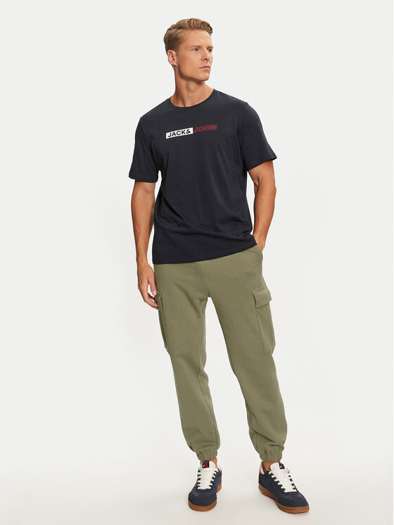 Jack&Jones Jack&Jones Donji dio trenerke Kane 12263074 Zelena Relaxed Fit