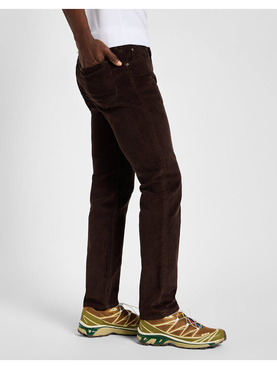 Lee Lee Jeansy RIDER Czerwony Slim Fit