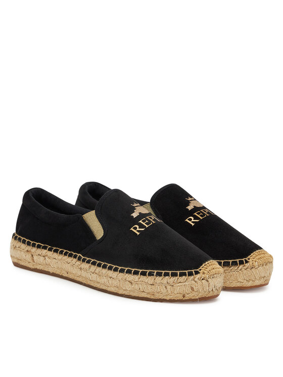 REPLAY REPLAY Espadryle GWF22 .000.C0086T Czarny