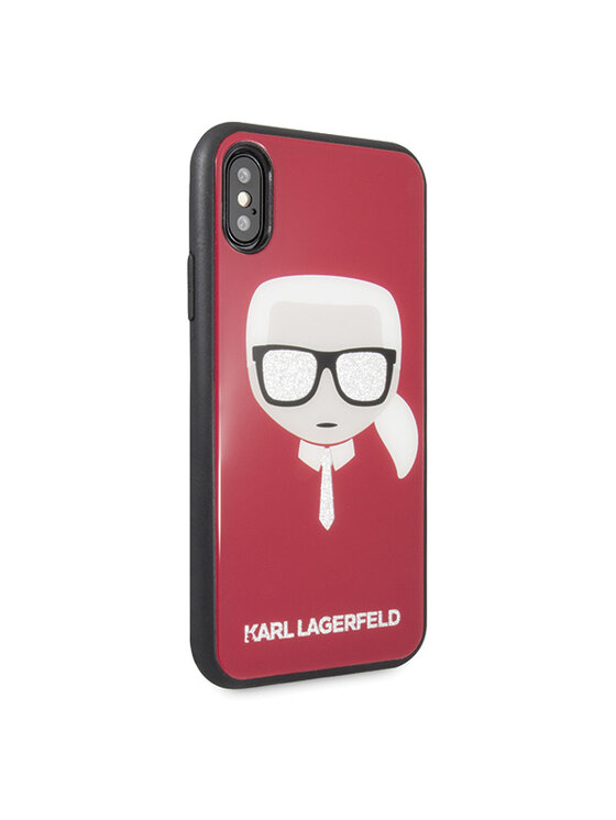 KARL LAGERFELD KARL LAGERFELD Etui na telefon iPhone X/ Xs Czerwony