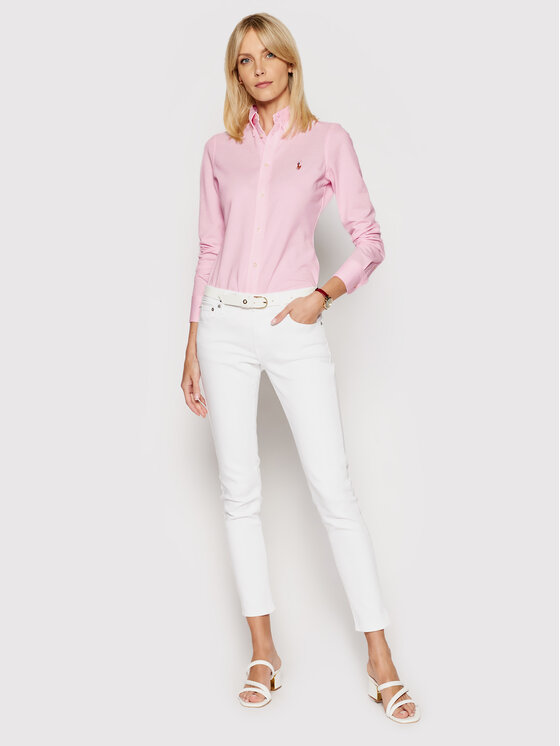 Polo Ralph Lauren Polo Ralph Lauren Camicia Heidi 211664427002 Rosa Slim Fit