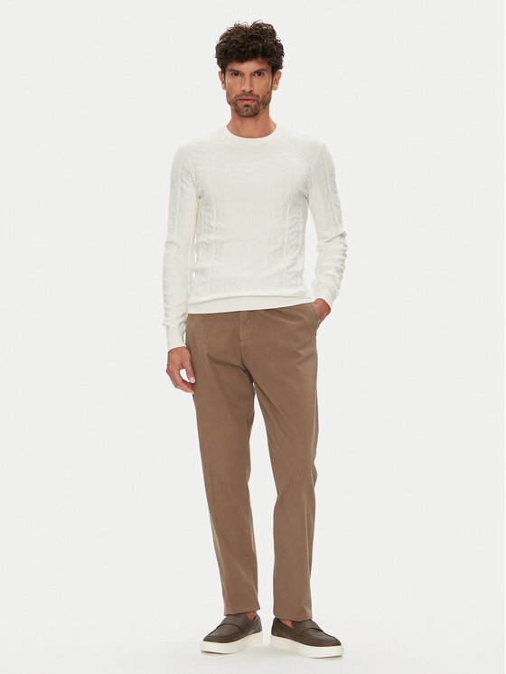 Guess Guess Džemperis M5YR07 Z3FC2 Balts Regular Fit