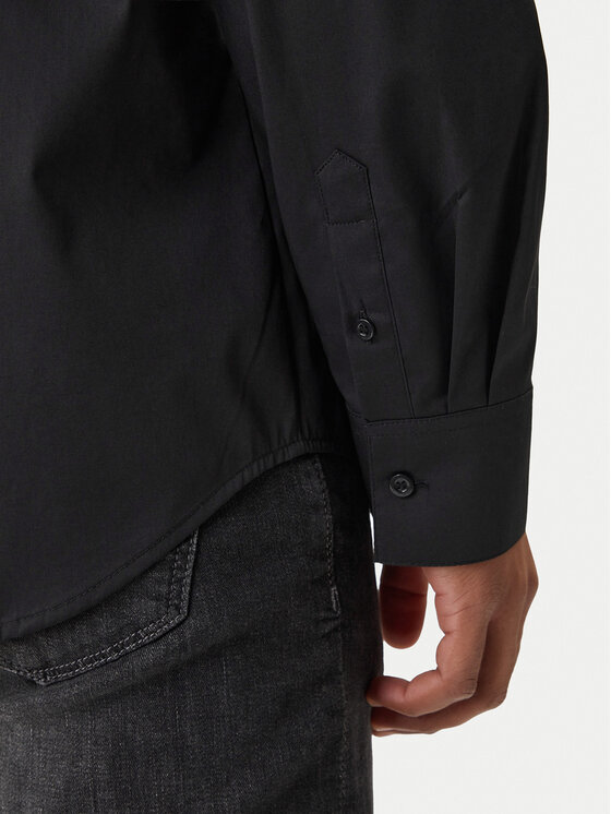 KARL LAGERFELD KARL LAGERFELD Hemd 605912 561600 Schwarz Regular Fit