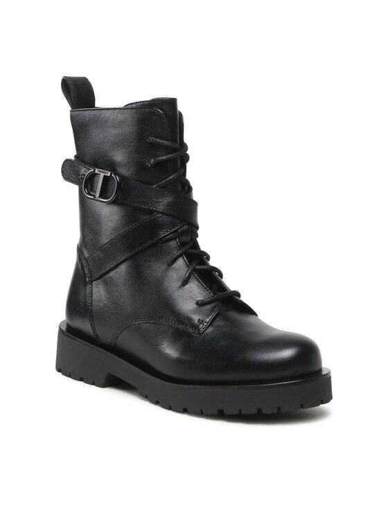 TWINSET TWINSET Μποτάκια 232TCP050 Μαύρο