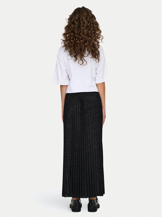 JDY JDY Plisuotas sijonas Amalfi 15349524 Juoda Regular Fit