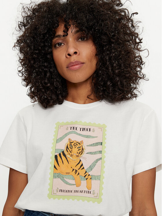 TWINSET TWINSET T-särk 241TT2412 Valge Regular Fit