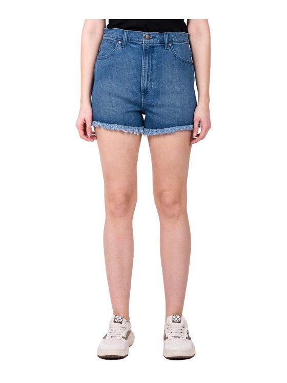 Wrangler Wrangler Szorty jeansowe 112328904 Niebieski Regular Fit
