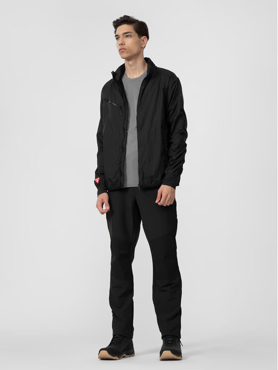 4F 4F Vatovaná bunda H4L22KUMP061-20S Čierna Regular Fit