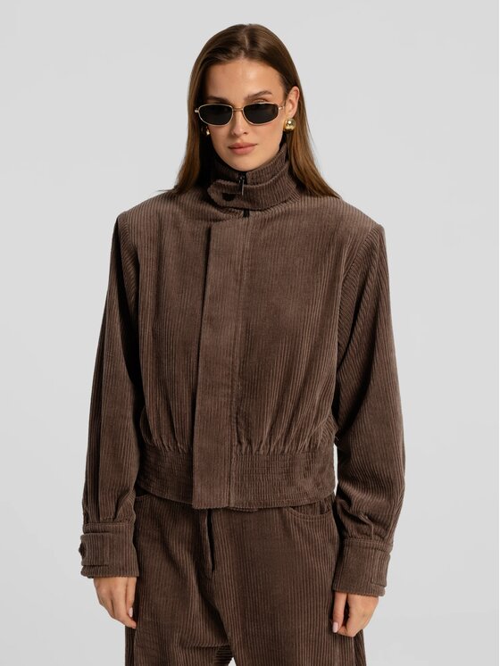 MANDRAGORA MANDRAGORA Bunda bomber Barro Béžová Standard Fit