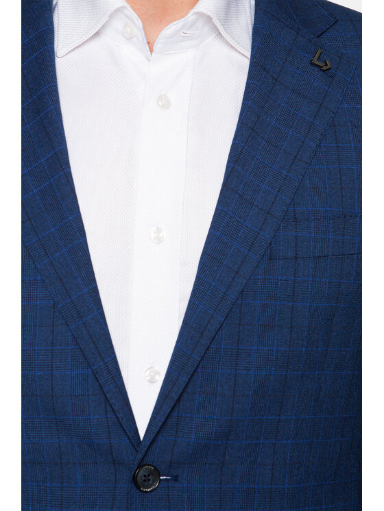 Lancerto Lancerto Garnitur Gabon Granatowy Regular Fit