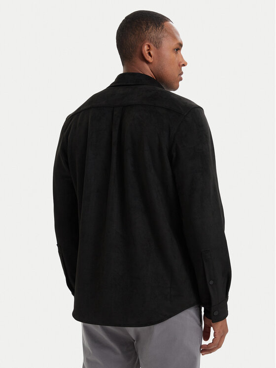 HUGO HUGO Košeľa Ekel 50566311 Čierna Oversize