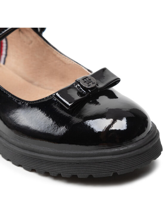 Tommy Hilfiger Tommy Hilfiger Półbuty Ballerina T3A3-32580-0774 S Czarny