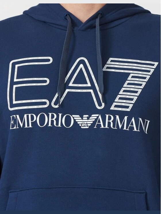EA7 Emporio Armani EA7 Emporio Armani Felpa 6RPM09 PJSHZ 1554 Blu Regular Fit