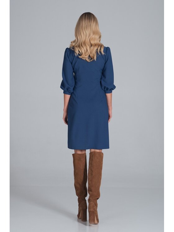 FIGL FIGLFIGL Vestito M849 Blu Regular Fit
