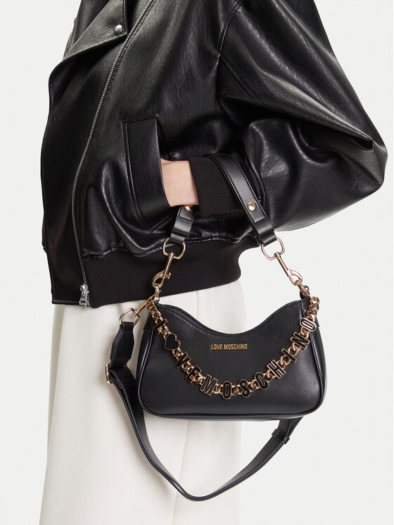 LOVE MOSCHINO LOVE MOSCHINO Ročna torba JC4070PP1NL1300A Črna