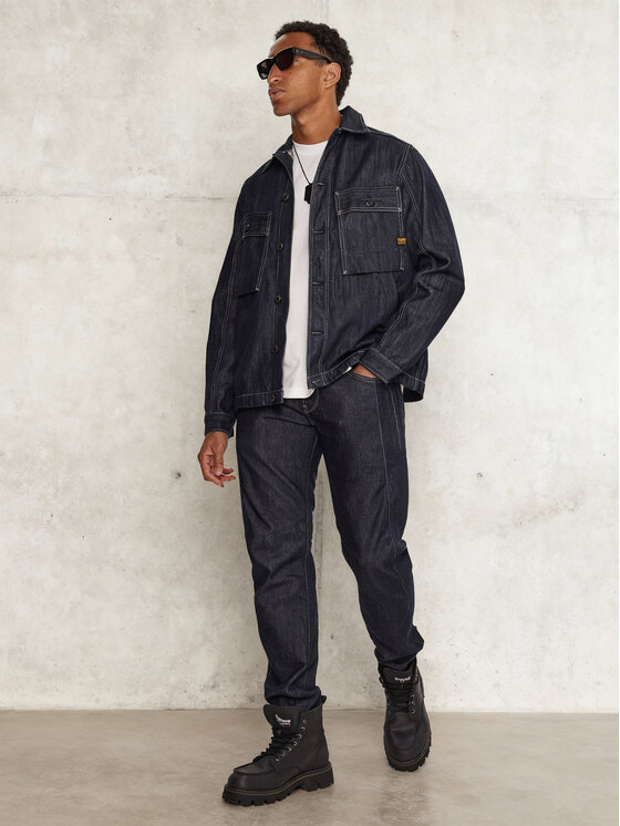 G-Star Raw G-Star Raw Džinsi Contor 3D D27222-D316 Tumši zils Slim Fit