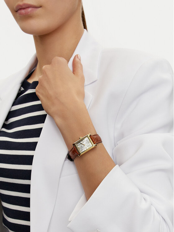 Casio Casio Zegarek Classic LTP-1234PGL-7AEG Brązowy